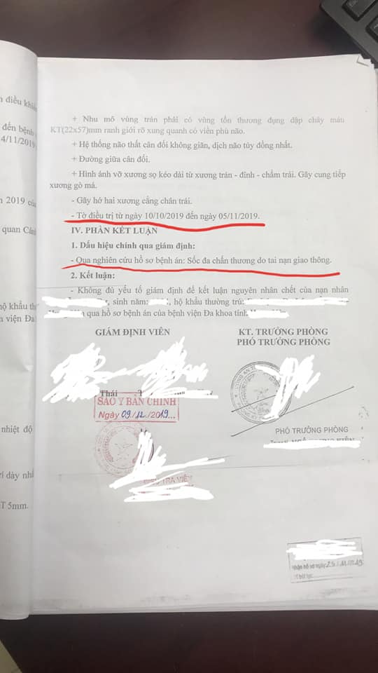 Tranh chấp bảo hiểm khi người được bảo hiểm chết trong thời gian nằm viện điều trị do tai nạn giao thông nhưng chưa rõ nguyên nhân chính dẫn đến cái chết.