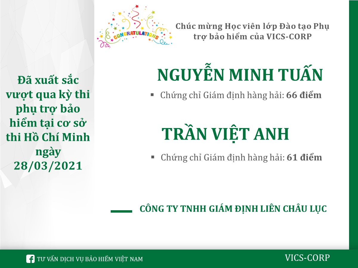 Vics-corp Chúc mừng